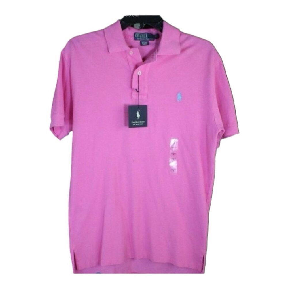 Polo by Ralph Lauren Maui Pink Cotton Polo Short Sleeve Shirt  Size S​​​